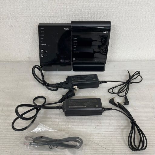 【NEC】Aterm WG2200HP PA-WG2200HP Aterm WG1800HP PA-WG1800HP Wi-Fi Wi-Fiルーター 無線LAN 2台セット まとめ売り ルーター Y0758