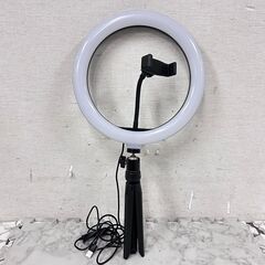  21609  スマホスタンド 三脚付 LEDリングライト   ...