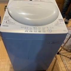 TOSHIBA 洗濯機　単身　2015年製