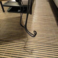 猫足　折り畳みテーブルの画像