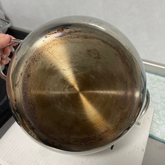 ステンレス　天ぷら鍋22cmの画像