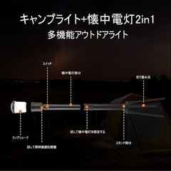 新品　キャンプランタンの画像