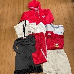 110〜120サイズ女の子　秋、冬服のまとめ売り。