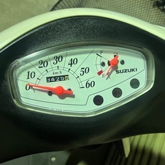 【売約済】美品 実働 BT新品 スズキ CA44A アドレスV50 4スト原付 インジェクションバイク スクーター ホワイトの画像
