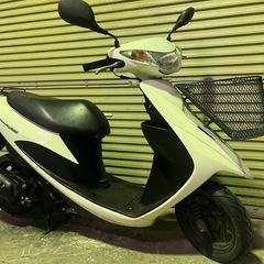 【売約済】美品 実働 BT新品 スズキ CA44A アドレスV50 4スト原付 インジェクションバイク スクーター ホワイトの画像