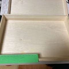 木の箱　化粧箱　おせち料理の残りの画像