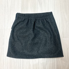 台形スカート グレー