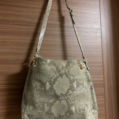 ★値下げ済★ MICHAEL KORS （マイケル・コース）2way バック　パイソン柄の画像