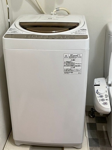 30日15時限定　2017 東芝　aw-6g5　洗濯機6キロ