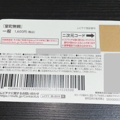 映画『室町無頼』ムビチケ１枚<半額>の画像