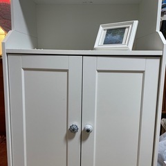 IKEA HAUGA キャビネット（ホワイト）