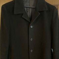noue-rue ブラック ロングコート Mの画像