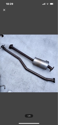 アルファード10 センター　マフラー　フジツボ