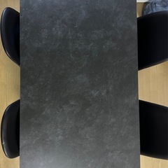セラミック製　ダイニングテーブルセット　の画像