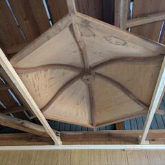 御神輿の屋根？　未完成品　２基有りの画像