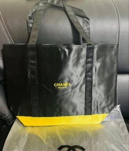 CHANEL♦BEAUTE♦ エコバッグ♦トートバッグ♦黒♦イエロー♦未使用品\n♥シャネル♦CHANEL♥沢山♦商品御座います♦ご連絡下さい