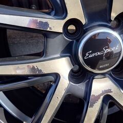 【残り山あり】17インチアルミホイール・タイヤ4本セット　205/45/R17の画像