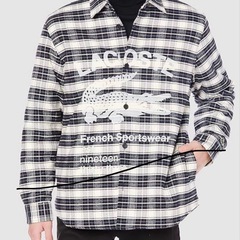 LACOSTE チェック柄 長袖シャツ 冬物アウター