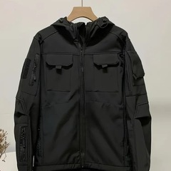 訳あり☆小さめ3L 試着のみ　ミリタリー風ジャケットの画像