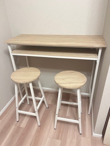【取引完了】★美品/カウンターテーブル＆ハイチェア