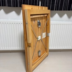 【引取先決定済】無印良品木製（パイン材）ローテーブルの画像