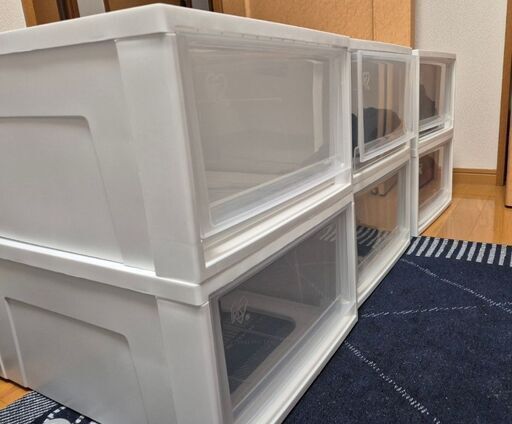 引き出し型収納箱販売 6個まとめて2０００円