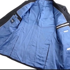 HACKETT LONDON ハケット 定価4.3万 上質ウールツイル 2B テーラード ジャケット 紺の画像