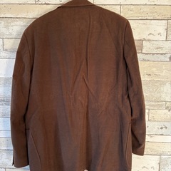 【中古】 Nicole St Gilles テーラードジャケット フリース メンズ L ブラウンの画像