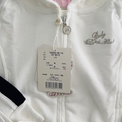 新品 ちびRady サイドラインセットアップ ハーフパンツ 背中ロゴ 110cmの画像