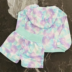 新品 ちびRady 花柄セットアップ 90cmの画像
