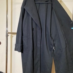 ﾚﾃﾞｨｰｽ SMILE LAND スマイルランド ロングコート 黒 3L 大きいサイズの画像