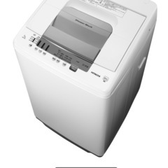 【洗濯機】日立 白い約束 NW-R705 中古