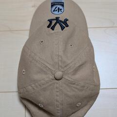 47BRAND ロサンゼルスドジャース LA刺繍 ベースボールキャップ キャップ ベージュの画像