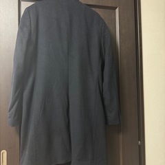【美品】ネイビー　チェスターコート カシミヤ混合UNIQLOの画像