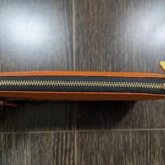 琉球ゴールデンキングス　バスケットボール革　長財布　① 琉球ゴールデンキングス バスケットボール革 長財布