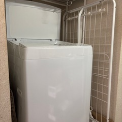洗濯機とラック