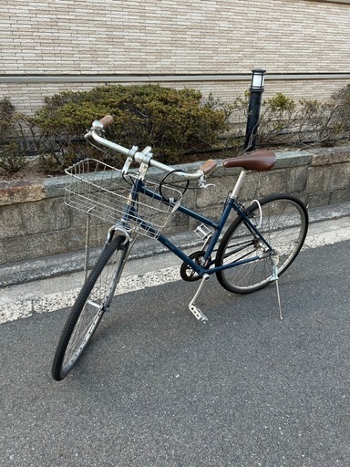 スポーツバイク・直近¥6,600の修理をしました→チェーンと後輪チューブ新品・ギアなし・カゴあり