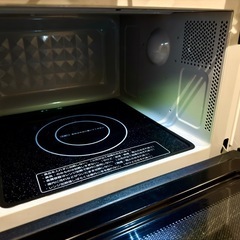 アイリスオーヤマ 電子レンジ ヘルツフリー 18L ホワイト/ホワイト IMB-1802の画像