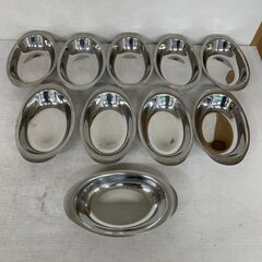 18-8 STAINLESS STEEL ステンレス製 カレー皿...