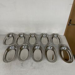 18-8 STAINLESS STEEL ステンレス製 カレー皿...