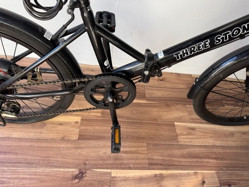 ★ 折りたたみ自転車  three stone aj08  収納袋付きですので移動、持ち運びも便利！ 防犯登録okTHREE STON