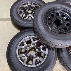  【値段交渉OK】スズキ ジムニーシエラ 純正アルミホイール タイヤ スペアタイヤセットの画像
