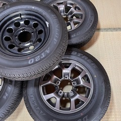  【値段交渉OK】スズキ ジムニーシエラ 純正アルミホイール タイヤ スペアタイヤセットの画像