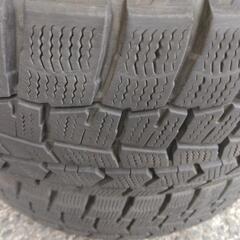 タイヤ代工賃全部込み! 195/65R15 ダンロップWM02 中古スダッレスタイヤ4本セット!の画像