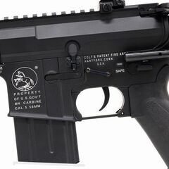 DOUBLE BELL製 メタル電動ガン SLRスタイル M4 PDW ブラック No.063の画像