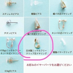 うさぎ イヤリングの画像
