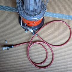 リンナイ LPガスストーブ R-890V401 オレンジ ガスホース付き