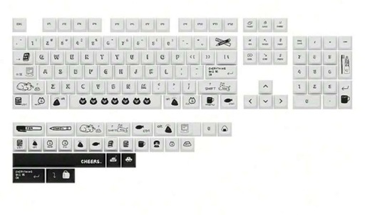 huntsman mini と keycaps