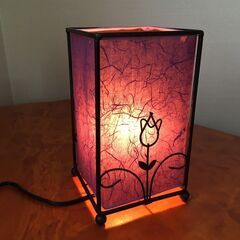 行燈(あんどん）スクエアランプ新品未使用の画像