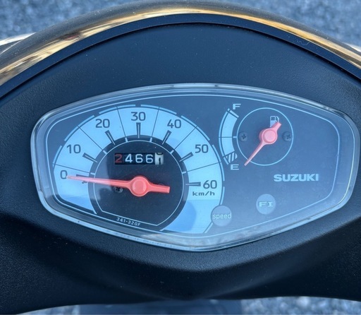 958.　動画あり　スズキ　アドレスV50 原付　4スト　バイク　50cc 車体